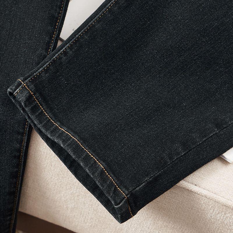 Damen Übergröße Elastische Schlankmachende Jeans - Fleecegefüttert für Herbst/Winter