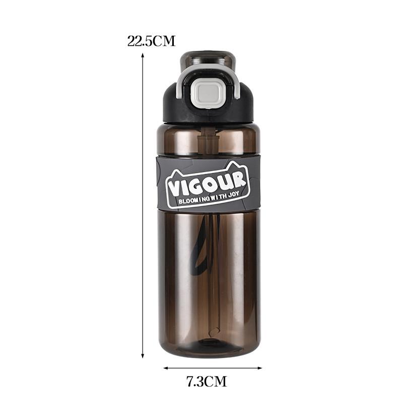 Plastic Water Bottle Sports Large Capacity With Carry Handle For Gym And Outdoors