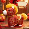 Creative Horse Plush Doll Colorful Chinese New Year Gift Stuffed Animal Toy  Birthday Gift