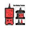 Tester relé do auta Tester napětí Univerzální 12V Kontrolka baterie auta Elektronický tester relé pro automobily LED kontrolka