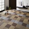 IKEHIKO Igusa Flower Tatami Mat, Kyoto Sashiko, Honma 2 Tatami Size, Approx. 191 X 191 Cm, Brown, Made In Japan #4110212