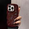 Luxury Wavy Pattern Candy Phone Case For iPhone 11 12 13 14 15 16 Pro Max Shockproof Silicone Bumper Cover