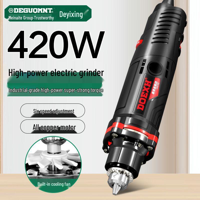 High-Power Electric Grinder & Polisher for Cutting, Jade Opening, Peeling, and Wood Carving