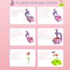 Flower Embossing Machine Children's Creative DIY Handicraft Flower Kit