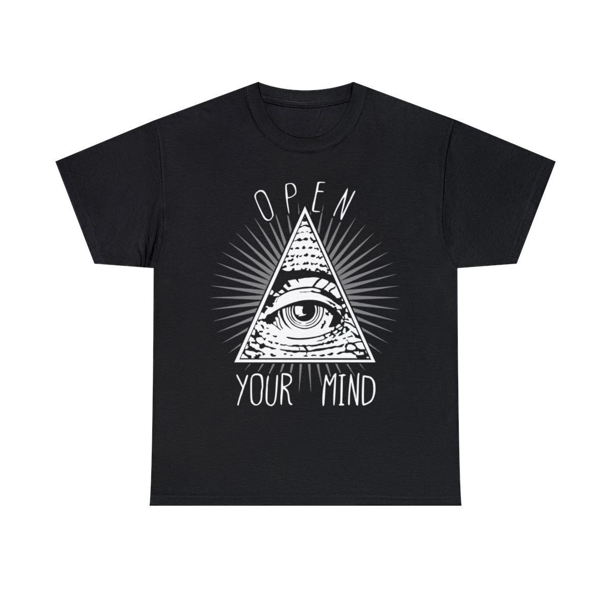 Open Your Mind Third Eye Graphic Tee Shirt, S-5XL S