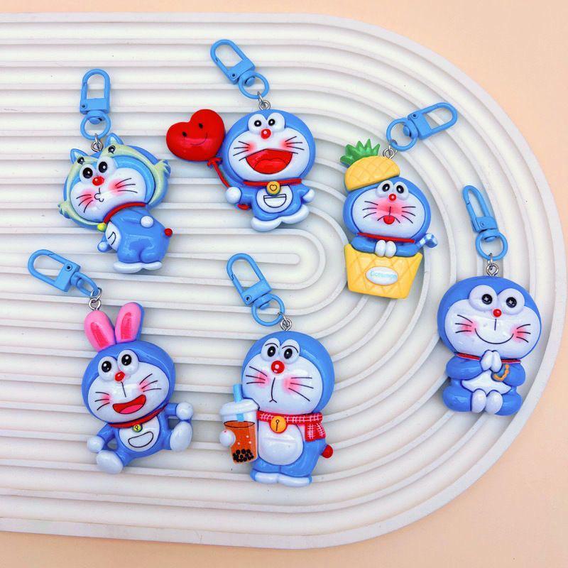 Doraemon Cartoon Pendant Lanyard Keychain - Cute Gift for Students and Besties