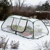 Row Covers For Garden Breathable Mesh Planter Accessories With Zipper Garden Bed Cover For Outdoor Winter Cold Weather Freezing