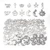 10pcs/lot Stainless Steel Charms Steel Color Pendants Butterfly Tree Heart Charms DIY Lucky Necklace Bracelet Jewelry Making