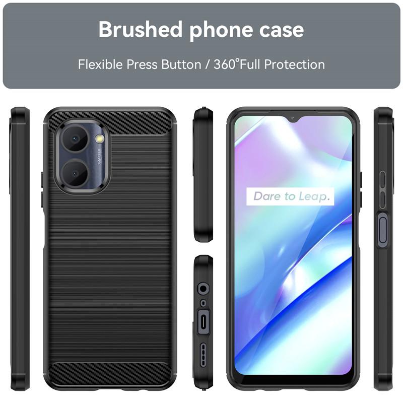 For Realme C33 Case Realme C11 C17 C20 C21 C21Y C30 C31 C35 C55 C33 Cover Shockproof Soft Silicone Bumper For Realme C33 Fundas