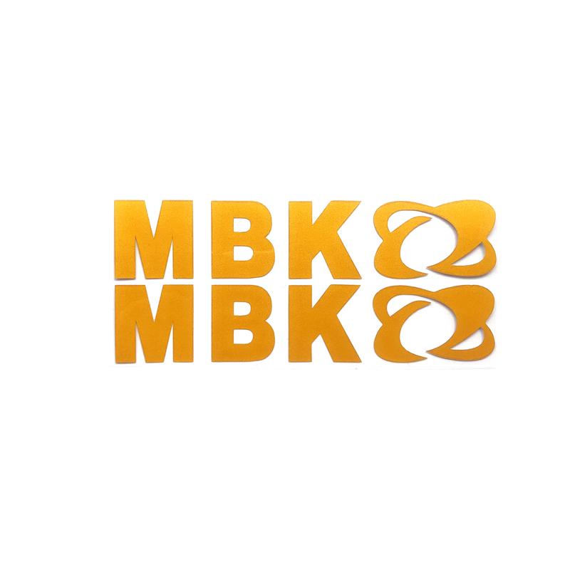

4pcs/set Motorcycle Refit Sticker Personalized Motorcycle MBK Logo Decorative Reflective Decals for MBK Motorcycle