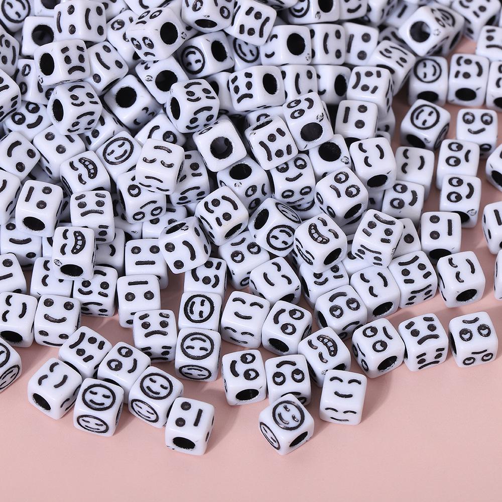 Acrylic Letter Beads for Kids' Jewelry Making – Educational DIY Beading Accessories
