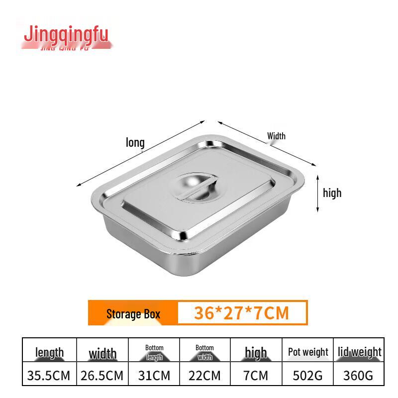 Stainless Steel Food Storage Container with Lid