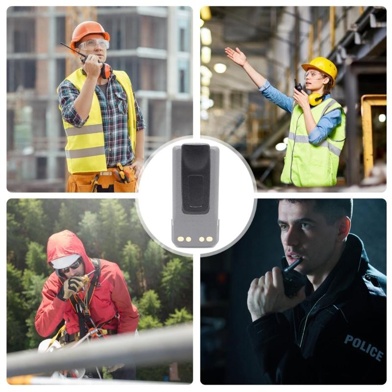 Heavy Duty ABS Radio Clip Attachment For DP4401 DP4600 DP4601 DP4800 DP4801 DGP4150 Professional Two Way Radios Prevents Accidental Drops