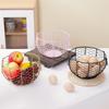 Metal Wire Egg Basket for Collecting Fresh Eggs Sturdy Versatile Egg Holder for Dining Table Kitchen Countertop Farmhouse