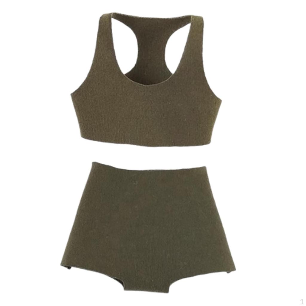 1/6 Scale Action Figure Clothing Set with Sleeveless Vest And Shorts