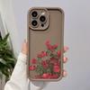 The new rose is suitable for iphone17pro mobile phone case, Apple 15 anti-drop 14 foreign trade 13promax personality 16x.