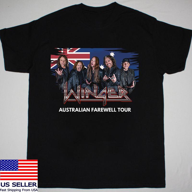 Winger band Australia Tour 2025 T Shirt Full Size S5XL S