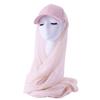 New Arrival Solid-Colored Chiffon Scarf with Brim Womens Baseball Cap-Style Ethnic All-Match Pull-On Headscarf Hat