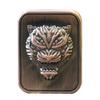 Tiger Head Fidget Mechanical Slider Magnetic Push Card Pushing Plate Haptic Coin Sensory Toy EDC Metal Relieve Stress Relief Toy