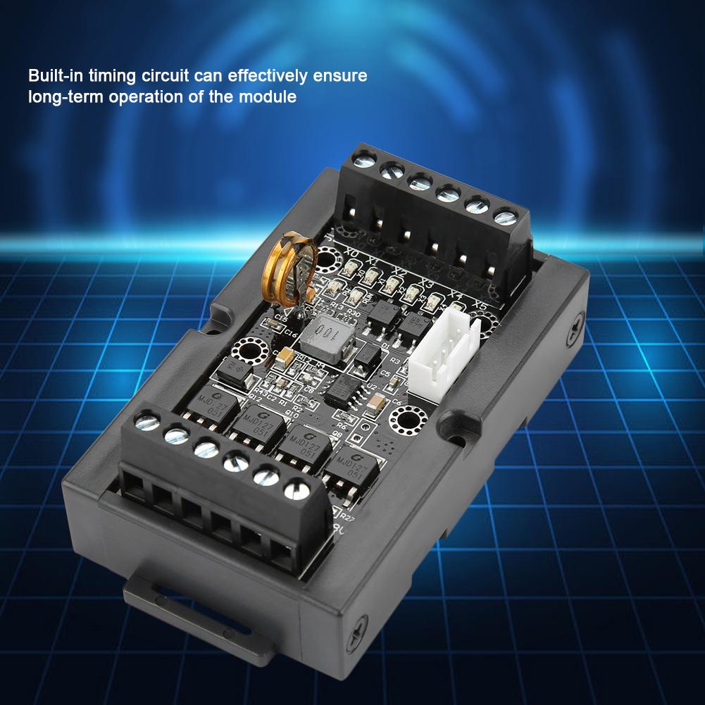 PLC Industrial Control Board FX1N10MT Programmable Relay Delay Module with Shell