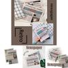 2pcs English Newspaper Vintage Style Photography Background Props Shooting