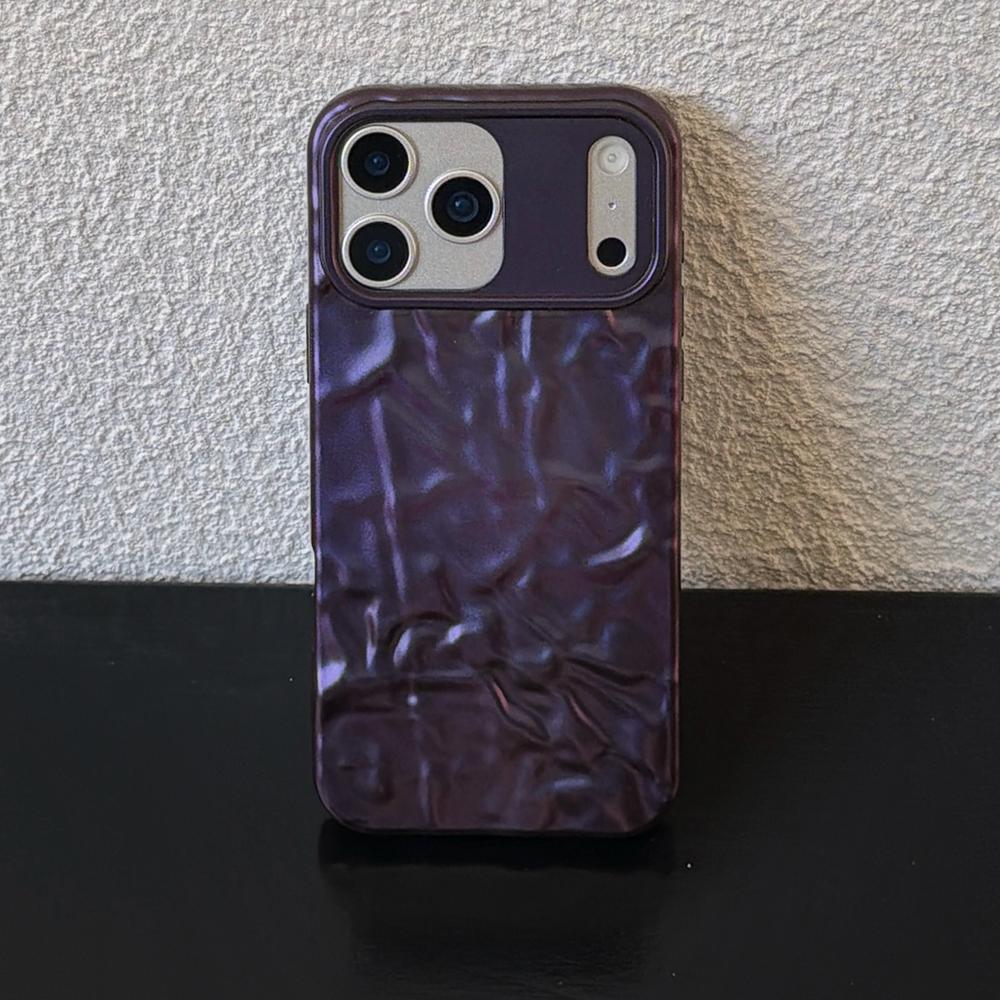 Colorful Purple Tin Paper Phone Case for iphone 17 16 15 14 13 11 12 Pro Max X XS Max XR Shockproof Soft Back Cover