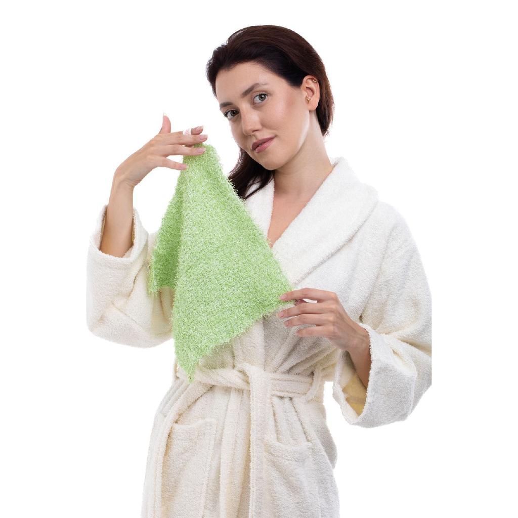 Super Flexible Green Bath Loofah Shower Loofah Suitable For All Skin Types Unisex 30x40 Cm