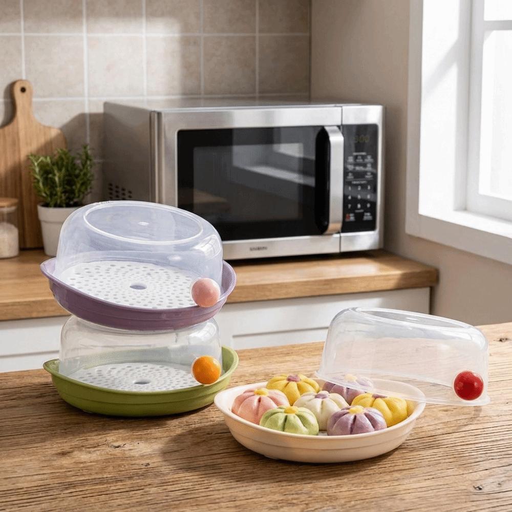 Large Capacity Microwave Oven Steamer Quick Cookware Microwave Steamer  Steamed Eggs