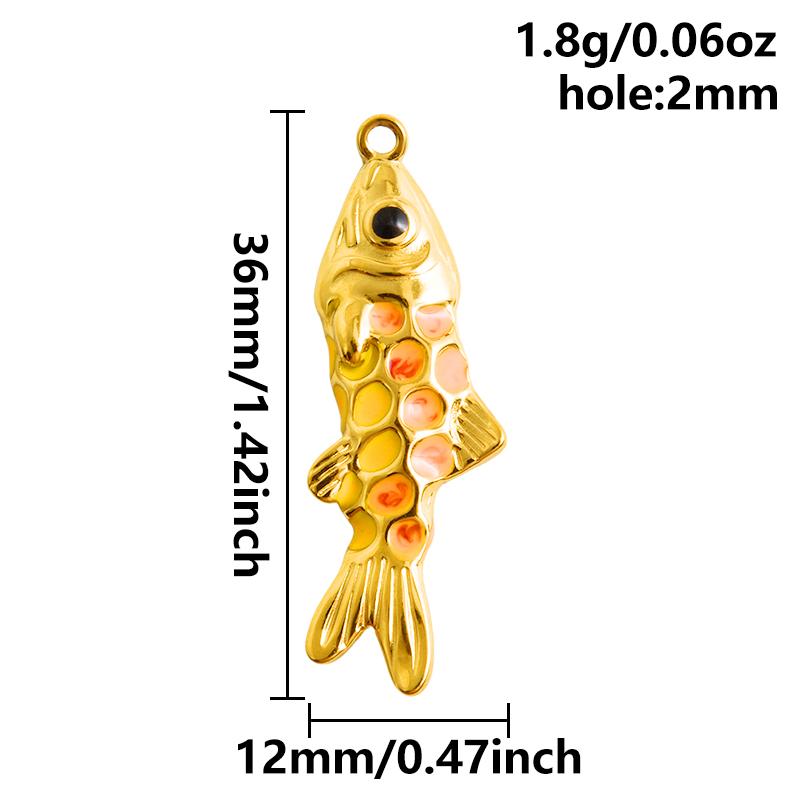 2 Stück Roter Hummer Krebs Koralle Echtsilber Vergoldet Edelstahl Emaille Anhänger Für Schmuckherstellung Zubehör DIY Strand Halsketten Anhänger