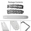 2pcs 3/8" Chainsaw Chains & 14'' Guide Plate Bar For Stihl 017 MS170 HT70 MSE160 Chainsaw Accessories Garden Tools Parts