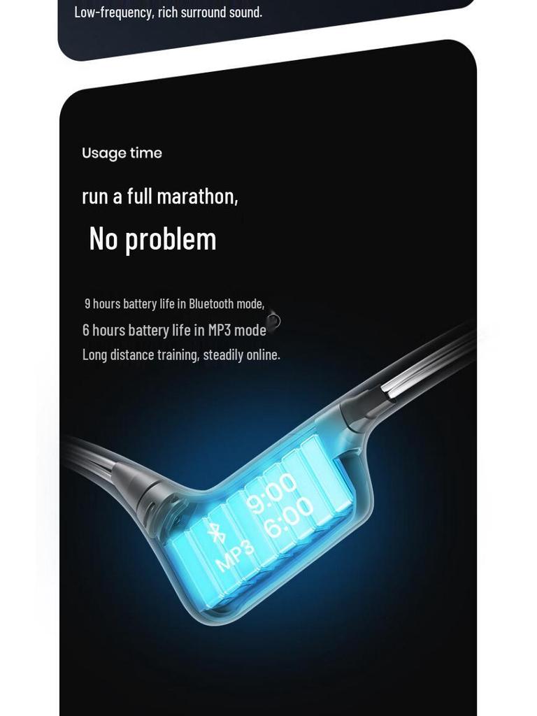 Shokz Pro True Wireless Noise-Cancelling Bone Conduction Bluetooth Swimming Earbuds, Open-Ear Sports Model S710