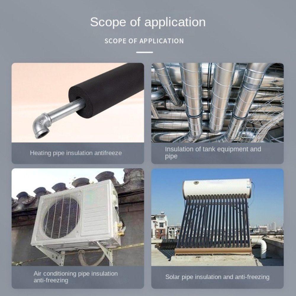 Antifreeze Pipeline Holder Waterproof Protective Sleeve 1.8M Sponge Rubber Pipe