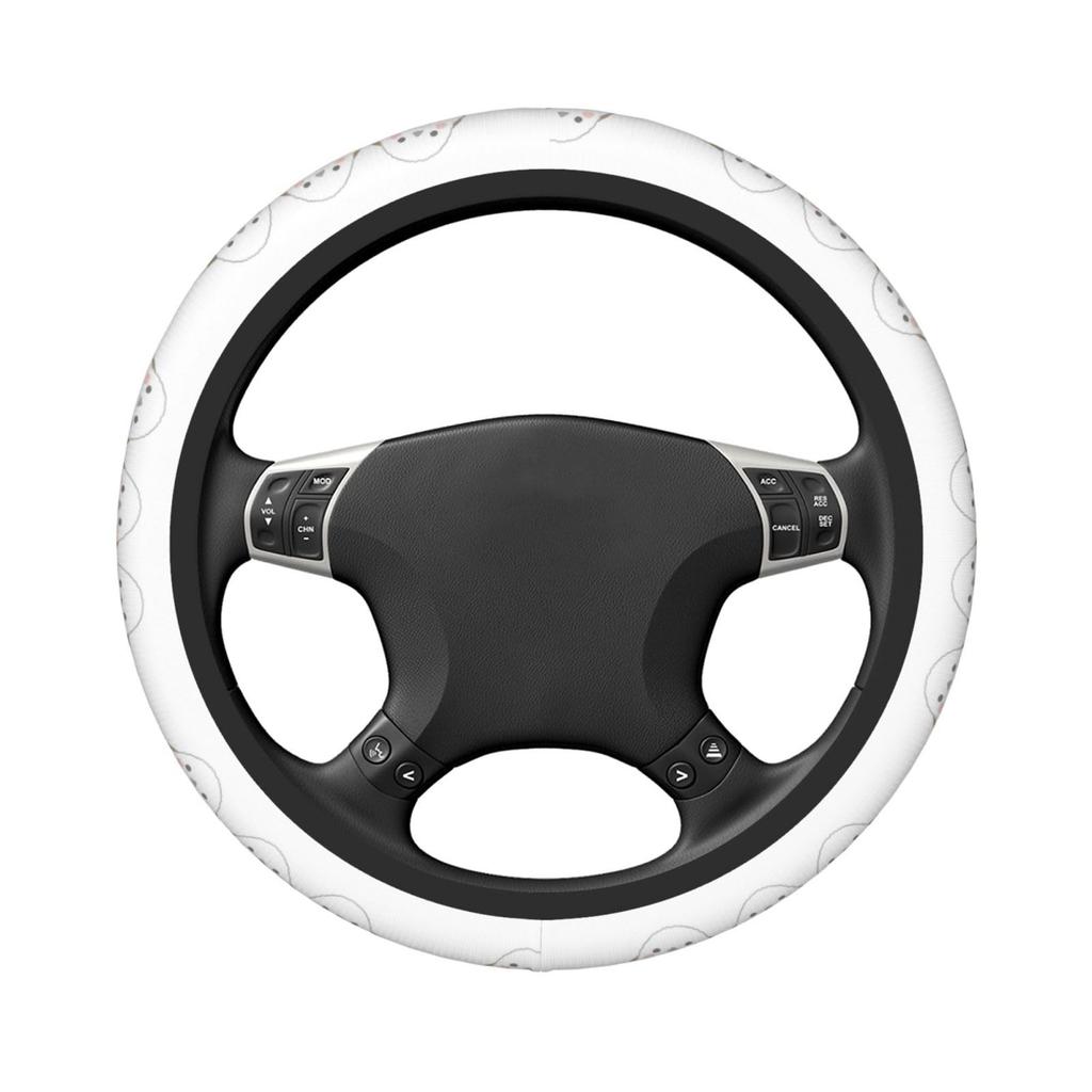 Asamike Steering Wheel Cover, For Cars, Small Size, Steering Wheel Cover, Stylish, Cute, Birds,