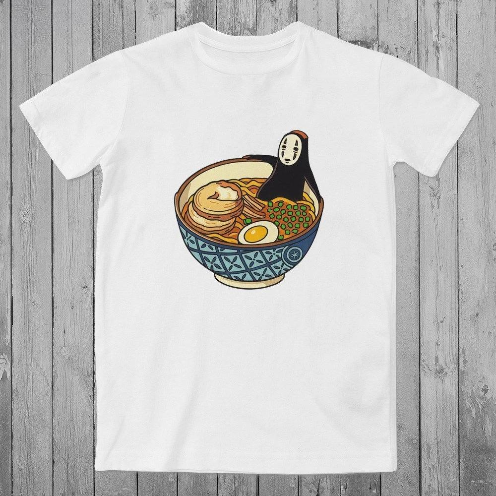 

Summer New Ramen Bath Creative Graphic Print Premium Men s Short Sleeve Crew Neck Comfortable Loose Tee 5XL різнокольоровий