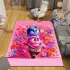 1pc Inside Out Pattern Area Rug Soft Flannel Floor Mat for Living Room,Office,Bedroom and Carpet
