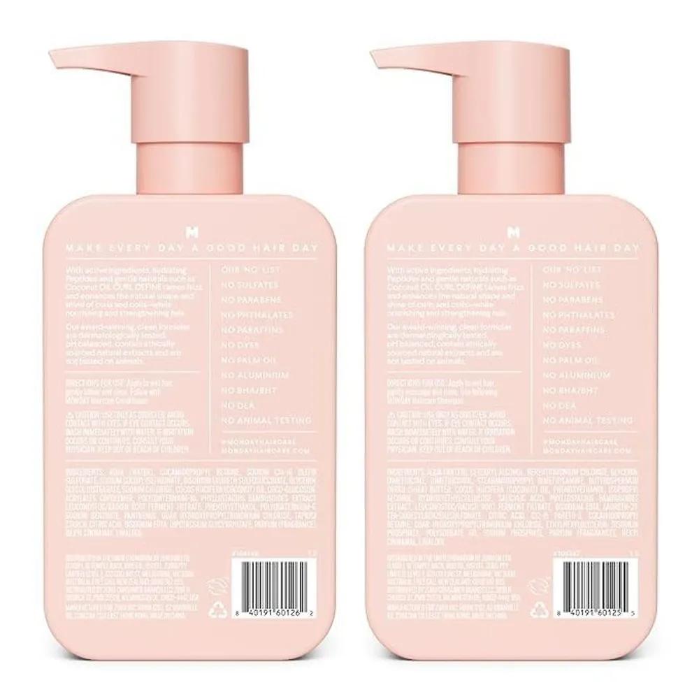 MONDAY Shampoo & Conditioner Set, 355ml Each, Shea Butter
