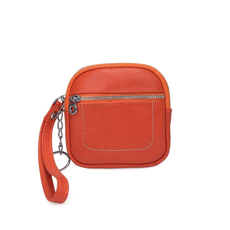 

Lychee pattern mini change purse girl оранжевый