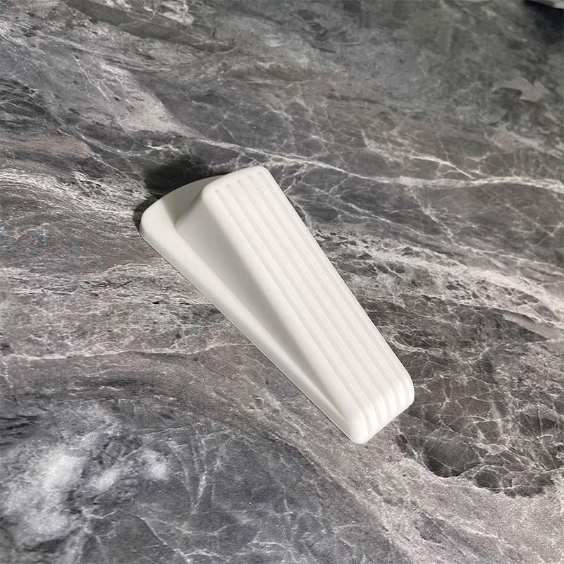 TPR Door Stopper Wedge Home Safety Anti-Collision Floor Mount Holder Windproof Stop