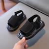 Children's Sandals Solid Soft Sole Velcro 2025 Boys Beach Shoes Summer Girls Mesh Soft Sole Soft Sole Sandals