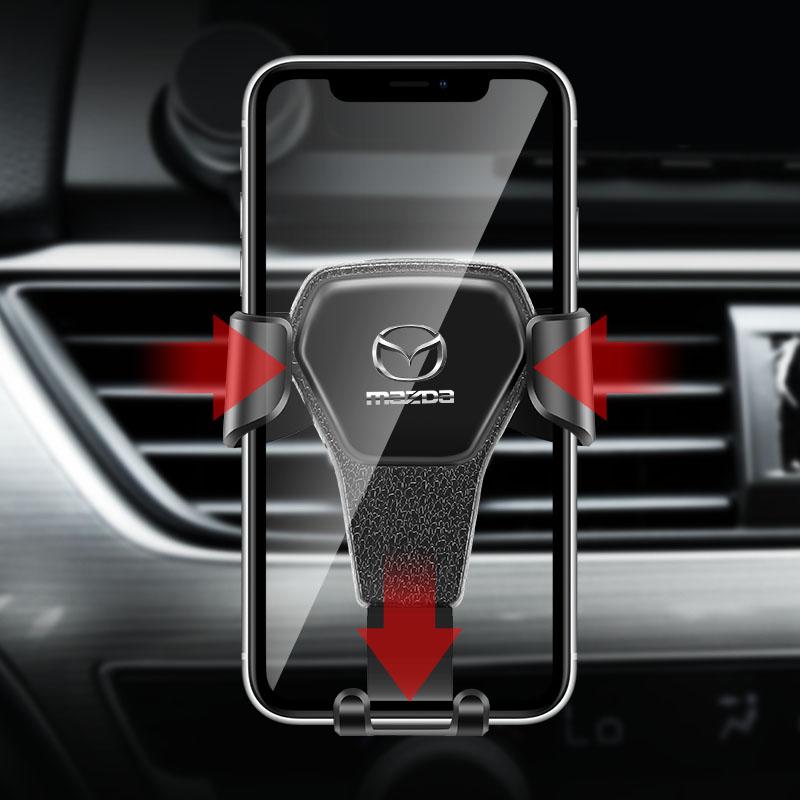 Auto-Schwerkraft-Handyhalter Lüftungsschlitz-Halterung Handy-Ständer Für Mazda Speed 2 3 5 6 Atenza CX80 CX70 CX90 CX3 CX5 CX8 MX30 CX60 CX30