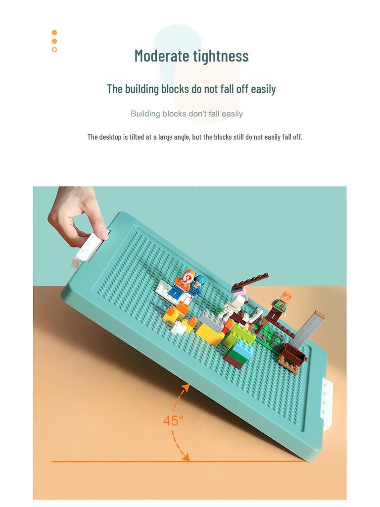 Scatola Trasparente per Giocattoli per Blocchi da Costruzione con Coperchio - Organizer per Bambini