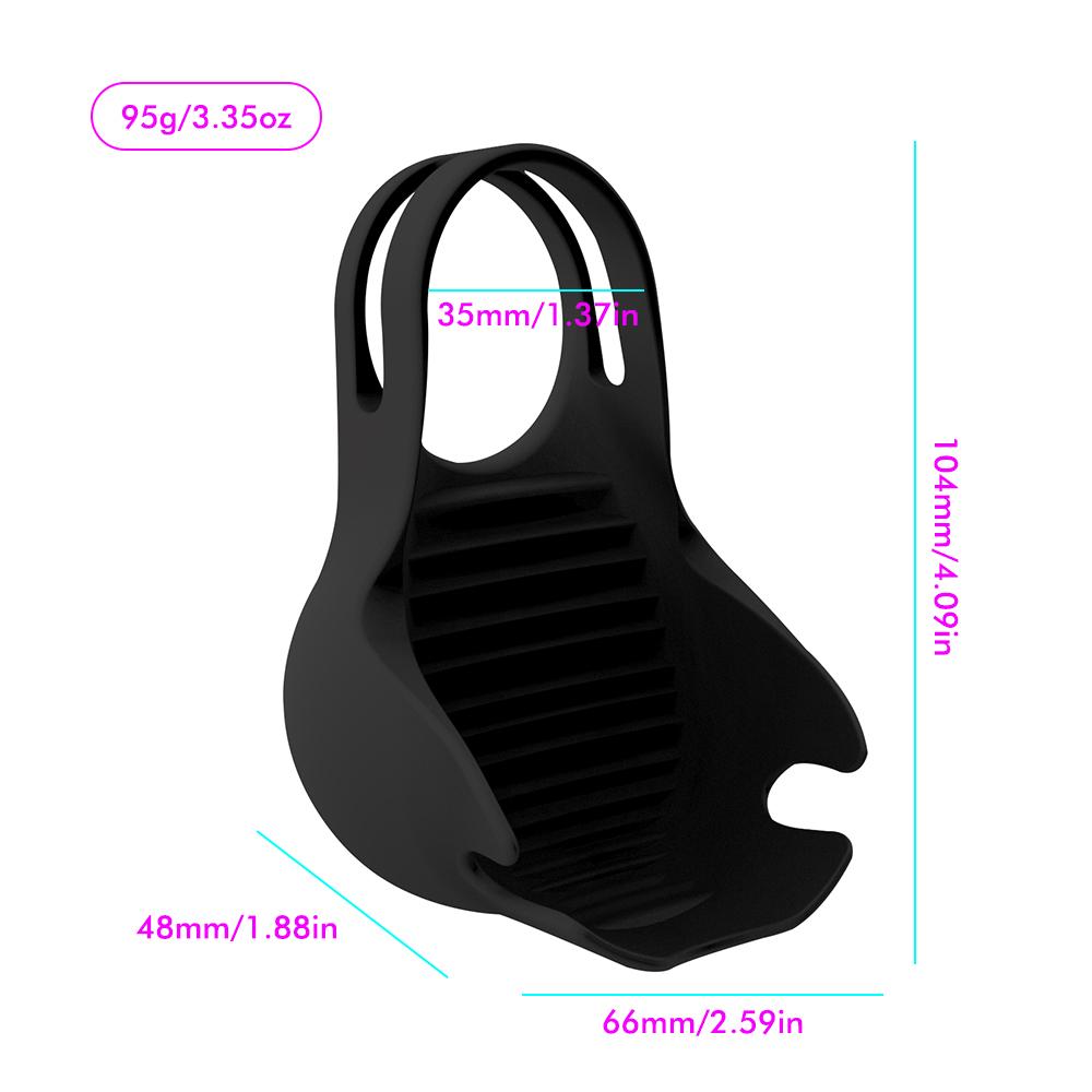 Männlicher Spermien-Verschlussring, Hodensack-Massage, Prostata-Massagegerät, Doppelring, Sexspielzeug für Männer