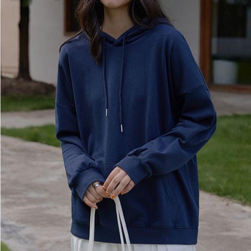 Spring and Autumn New Korean Style Loose Hooded Sweatshirt Women's Hoodie Women's Long Sleeve Pullover Jacket Top Women's Autumn Clothes