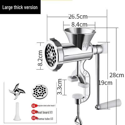 Wutuo Manual Home Sausage Stuffer & Meat Grinder