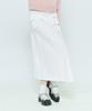 LARTIGENT L6 Pocket Slit Skirt(White)