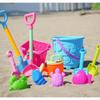 Kids Beach Sand Toy Set With Bucket Shovel And Animal Molds