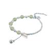Crushed Silver Jade Beaded Bracelet - Chinese Retro Style Women's National Fashion
