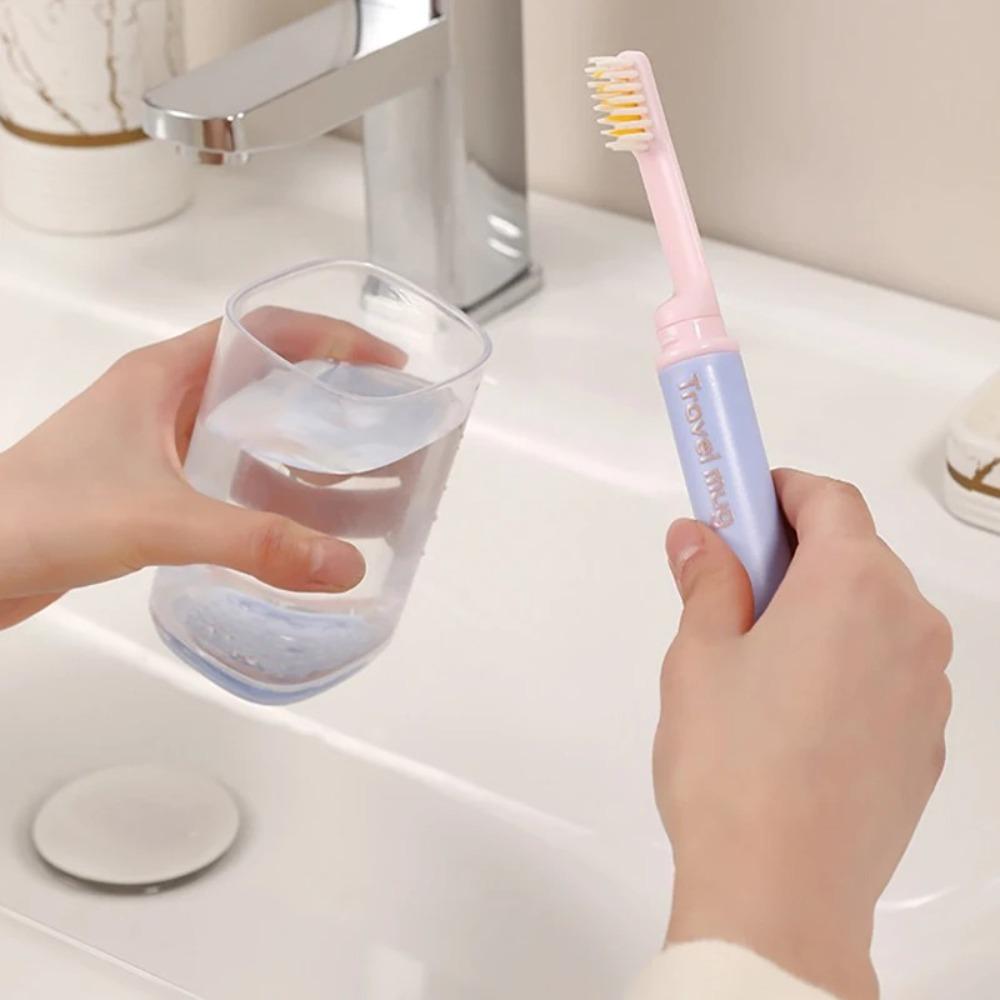 Plastic Folding Toothbrush Mini Oral Cleaning  Travel Camping Hiking Outdoor Supplies