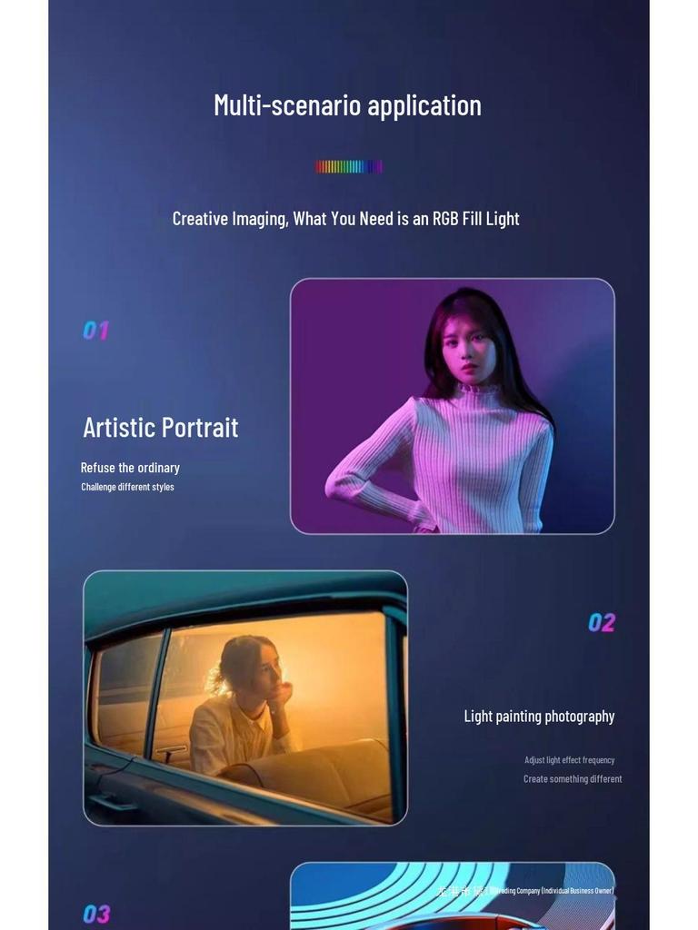 Portable Fill Light Camera for Photography & Streaming - Mini Selfie Beauty Device