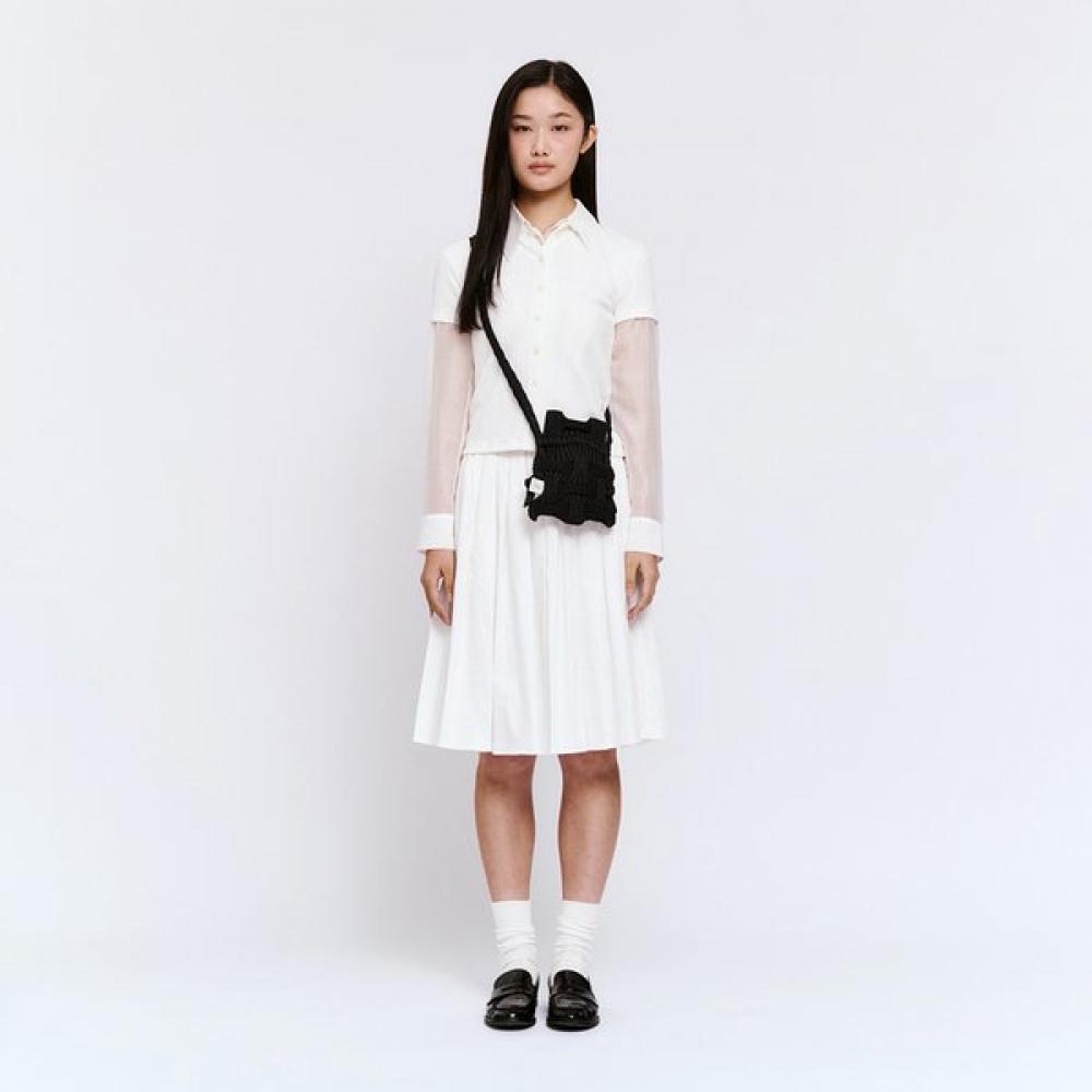 Pleatsmama Mini Glitter Black Crossbow Bag